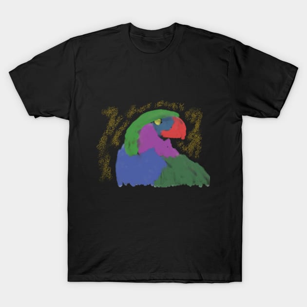 Painted Bird T-Shirt by djmrice